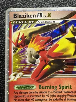 Pokemon Card Blaziken FB LV.X Holo 142/147 Supreme Victors MP - Image 3