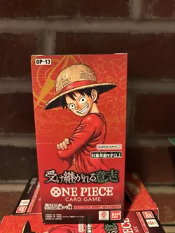 ONE PIECE Card OP-13 Carrying on His Will Booster Box Sealed Japanese US SELLER - Image 1