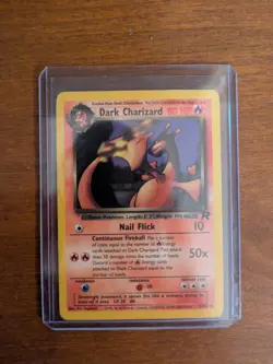 Pokemon TCG Dark Charizard 2000 Non-Holo Rare Card 21/82 - Image 1