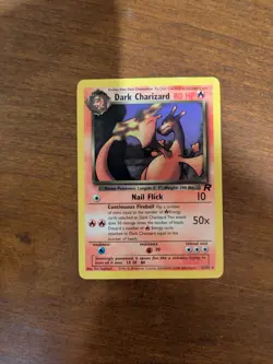 Pokemon TCG Dark Charizard 2000 Non-Holo Rare Card 21/82 - Image 3