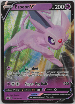 Espeon V SWSH201 SWSH: Sword & Shield Promo Cards Holo - Image 1