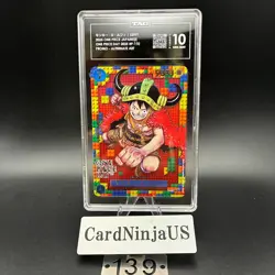 TAG GEM MINT 10 (971) Luffy P-110 Premium Card Collection ONE PIECE DAY 25 Japan - Image 1
