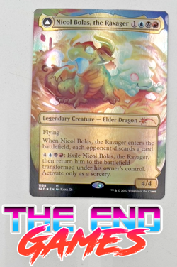 MTG English Nicol Bolas, the Ravager NM Foil Secret Lair HOT SALE! - Image 1