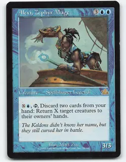 Alexi, Zephyr Mage #28 Magic the Gathering Card - Image 1
