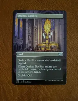 NM Borderless Orzhov Basilica #409 Double Masters 2022 2X2 - Image 1
