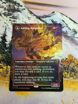 MTG Lorwyn Eclipsed - Ashling, Rekindled FOIL Borderless (0290) NM - Image 2