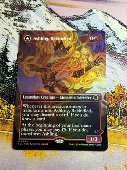 MTG Lorwyn Eclipsed - Ashling, Rekindled FOIL Borderless (0290) NM - Image 4
