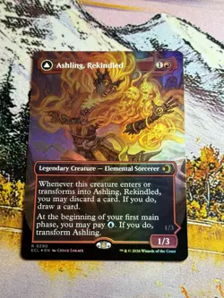 MTG Lorwyn Eclipsed - Ashling, Rekindled FOIL Borderless (0290) NM - Image 5