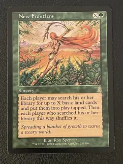 New Frontiers Odyssey Rare Green Sorcery MTG Magic the Gathering - Image 1