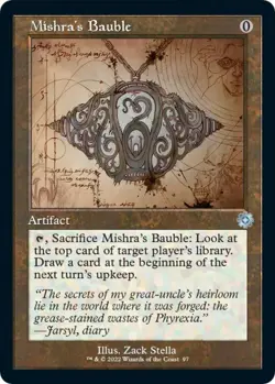 Mishra's Bauble (Schematic) The Brothers' War: Retro Frame Artifacts LP 97 - Image 1
