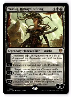 Vraska, Betrayal's Sting 88 Commander: Lorwyn Eclipsed Normal NM - Image 1