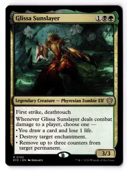 Glissa Sunslayer 122 Commander: Lorwyn Eclipsed Normal NM - Image 1