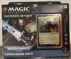 MTG:Universes Beyond Warhammer 40K The Ruinous Powers Commander Deck Sealed 195166173764 - Image 1