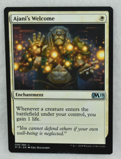 MTG Ajani's Welcome Core Set 2019 06 / 280 English Magic the Gathering - Image 1