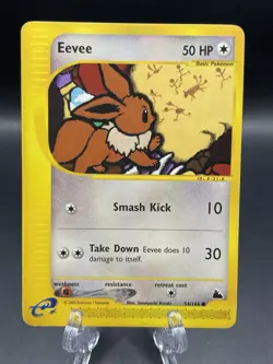 Pokemon Card Skyridge E Series Eevee 54/144 WOTC MP - Image 1
