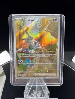 Pokemon Mimikyu SVP EN 075 Sealed Black Star Promo – Paldean Fates ETB - Image 1