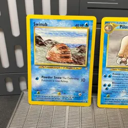 Swinub 79/111 & Piloswine 44/111 Neo Genesis Set Lot Of 2 WOTC Pokemon Card - Image 2