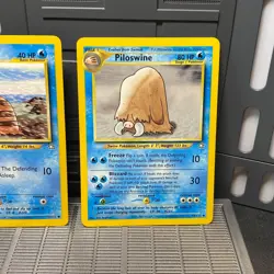 Swinub 79/111 & Piloswine 44/111 Neo Genesis Set Lot Of 2 WOTC Pokemon Card - Image 3