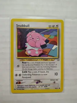 Snubbull 074/111 Common Pokemon Neo Genesis - Pokemon TCG - WOTC - Image 1
