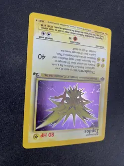 Zapdos Fossil 1st Edition Holo 15/62 Lp Pokemon Tcg - Image 3
