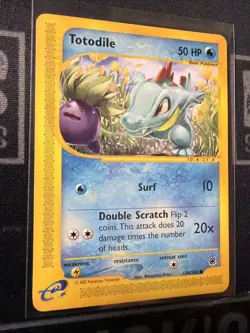 Pokemon Expedition Totodile #134/165 Unlimited - Image 2