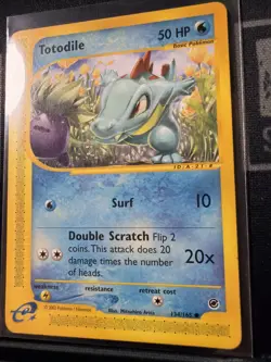 Pokemon Expedition Totodile #134/165 Unlimited - Image 3