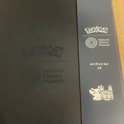 Pokemon x Natural History Museum A3 Art Print Set 5 Posters Inside - IN HAND - Image 2