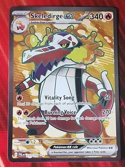 Pokemon TCG Skeledirge ex Scarlet & Violet - Paldea Evolved 233/193 Full Art - Image 1