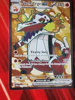 Pokemon TCG Skeledirge ex Scarlet & Violet - Paldea Evolved 233/193 Full Art - Image 3