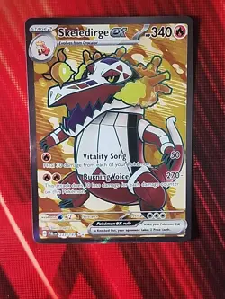 Pokemon TCG Skeledirge ex Scarlet & Violet - Paldea Evolved 233/193 Full Art - Image 5