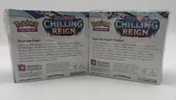Lot of (2) Pokemon TCG Sword & Shield Chilling Reign Booster Boxes Sealed - Image 2