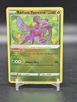 Radiant Tsareena 016/195 - SWSH: Silver Tempest Radiant Rare - Pokemon TCG (NM) - Image 1