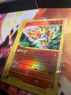 Entei Aquapolis Vintage Pokemon TCG 10/147 Reverse Holo Rare WOTC E Series MP - Image 2