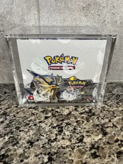 Pokemon Sun & Moon Ultra Prism Booster Box W/ Acrylic Case Sealed - Image 1