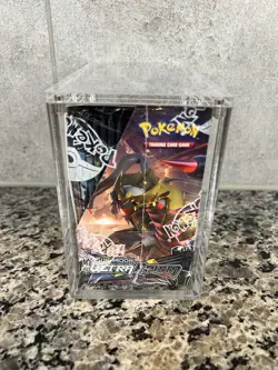 Pokemon Sun & Moon Ultra Prism Booster Box W/ Acrylic Case Sealed - Image 4