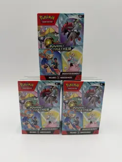 Pokemon TCG Journey Together Booster Bundle LOT OF 3x FACTORY SEALED - Image 1