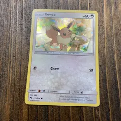 Pokemon TCG Lost Thujder Eevee 155/214 Exclusive Cracked Ice Holo - Image 1