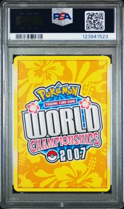 2007 POKEMON WORLD CHAMPIONSHIPS PROMO LEGEND ASCENT JOLTEON-GOLD STAR PSA 9 - Image 2