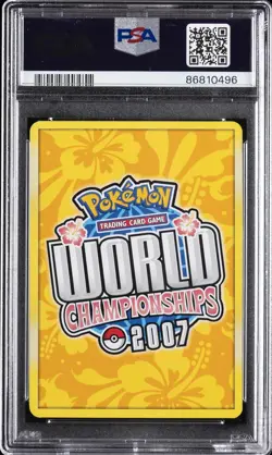 2007 POKEMON WORLD CHAMPIONSHIPS PROMO LEGEND ASCENT JOLTEON-GOLD STAR PSA 9 - Image 2