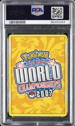 2007 POKEMON WORLD CHAMPIONSHIPS PROMO LEGEND ASCENT JOLTEON-GOLD STAR PSA 3 - Image 2