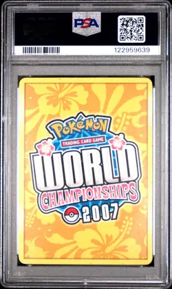 2007 POKEMON WORLD CHAMPIONSHIPS PROMO LEGEND ASCENT JOLTEON-GOLD STAR PSA 2 - Image 2