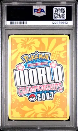 2007 POKEMON WORLD CHAMPIONSHIPS PROMO LEGEND ASCENT JOLTEON-GOLD STAR PSA 3 - Image 2