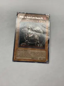 Horus the Black Flame Dragon LV4 - SOD-EN006 - Rare NM Soul of the Duelist Damgd - Image 3
