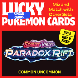 Pokemon TCG Paradox Rift - Common & Uncommon Cards - Select Your Own ✅ - Image 1