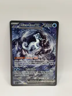 Pokemon TCG Chien-Pao EX 261/193 Sv02 Paldea Evolved Holo Special Illustration - Image 1