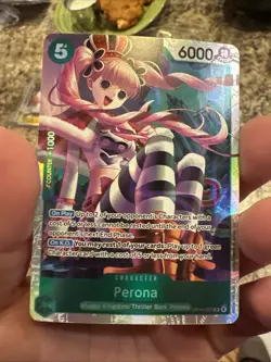 One Piece CCG Perona OP14-033 OP14: Special Holo Rare Counter+1000 English - Image 2