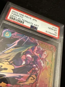 PSA GEM MT 10 Yamato (Alt Art) OP01-121 SEC ROMANCE DAWN - ONE PIECE Japanese - Image 2