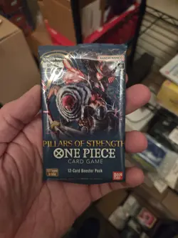 One Piece Card Game - OP-03 Sealed Booster Pack Pillars Of Strength English New - Image 1