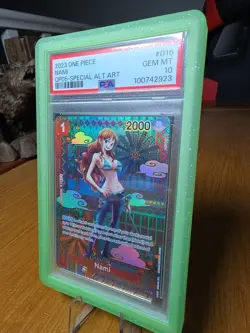 [PSA 10] Nami OP05 Special Alternate Art #016 2023 One Piece Gem Mint English - Image 4
