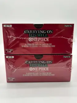 Lot of (2) One Piece English OP-13 Carrying On His Will Booster Boxes Sealed - Image 3
